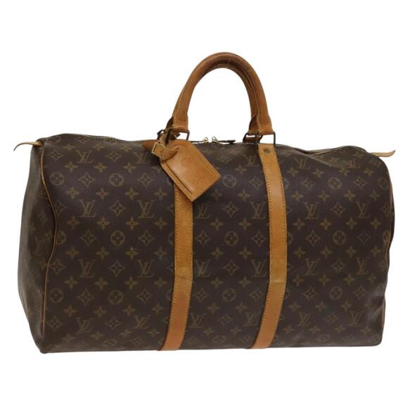 LOUIS VUITTON Monogram Keepall 50 Boston Bag M41426 - Picture 1 of 16